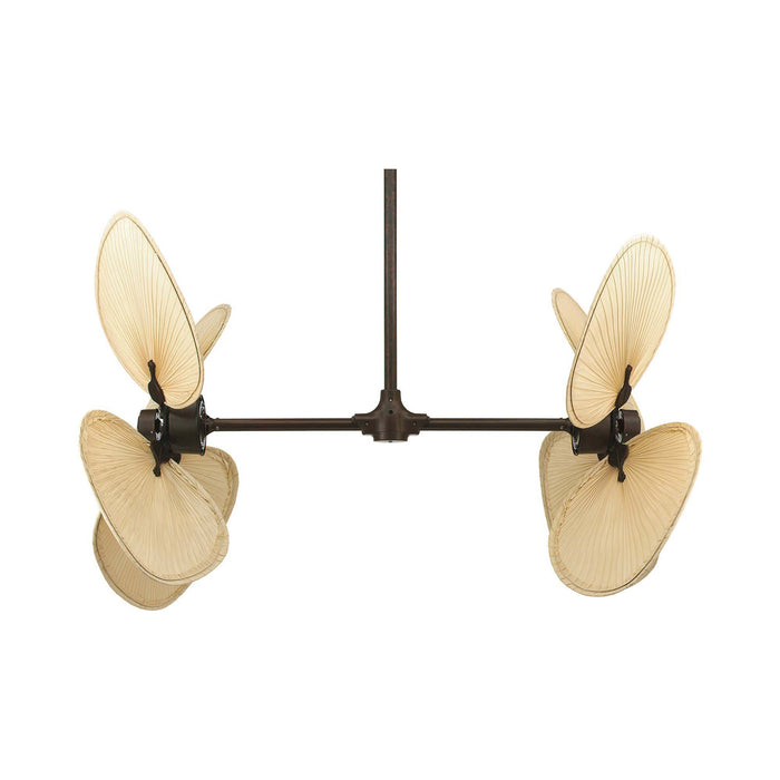 Palisade 52 Inch Indoor Ceiling Fan in Rust/Natural Palm/91.5