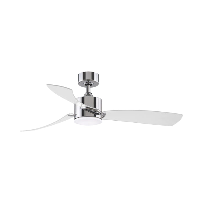 SculptAire Indoor / Outdoor LED Ceiling Fan in Chrome.