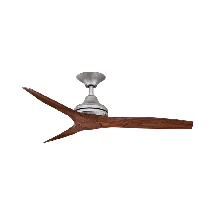 Spitfire Ceiling Fan in Galvanized/Whiskey Wood/48-Inch.