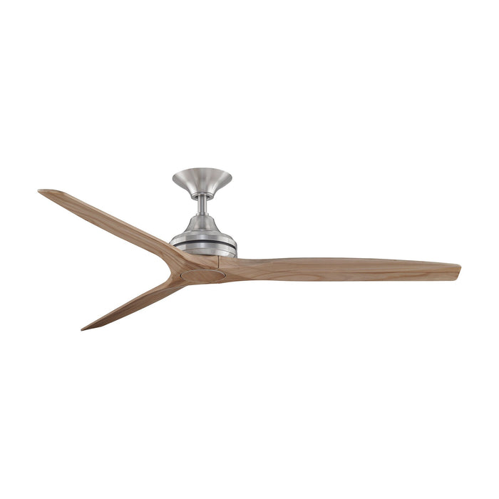 Spitfire Ceiling Fan in Brushed Nickel/Natural/60-Inch.