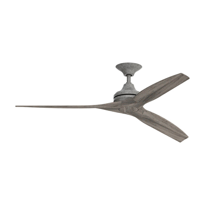 Spitfire Ceiling Fan in Galvanized/Weathered Wood/60-Inch.