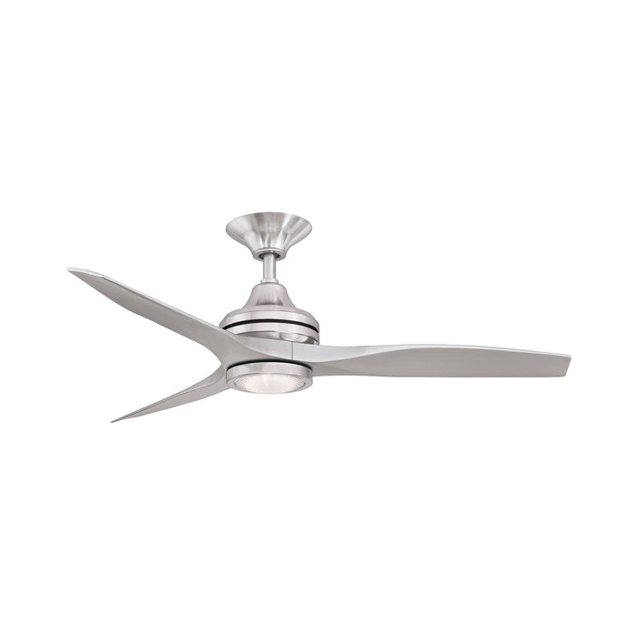 Spitfire LED Ceiling Fan in Brushed Nickel/Brushed Nickel/48-Inch.