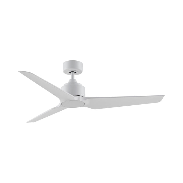 TriAire Custom Ceiling Fan in 52-Inch/Matte White/Matte White.