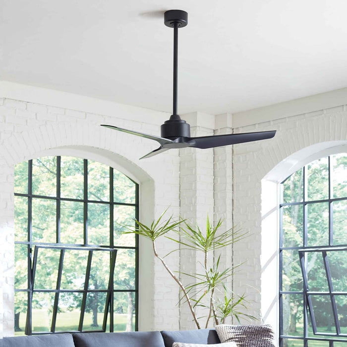 TriAire Custom Ceiling Fan in living room.