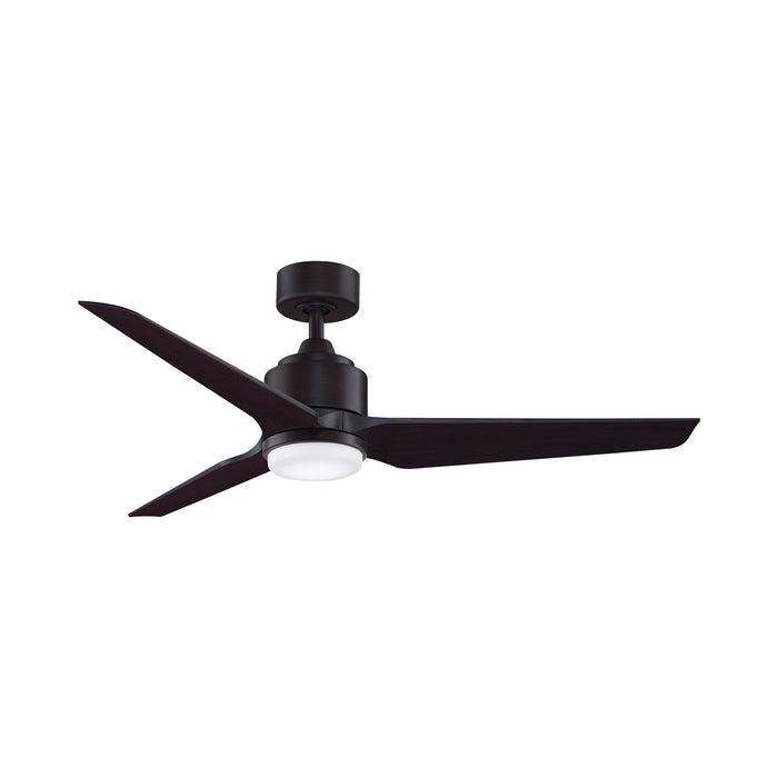 TriAire Custom LED Ceiling Fan in 52-Inch/Dark Bronze/Black.