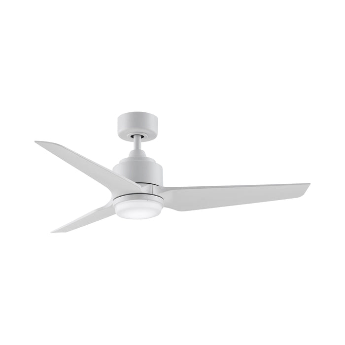TriAire Custom LED Ceiling Fan in 48-Inch/Matte White/Matte White.