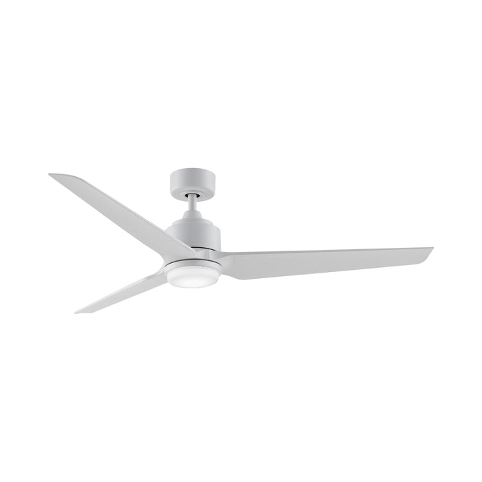 TriAire Custom LED Ceiling Fan in 60-Inch/Matte White/Matte White.