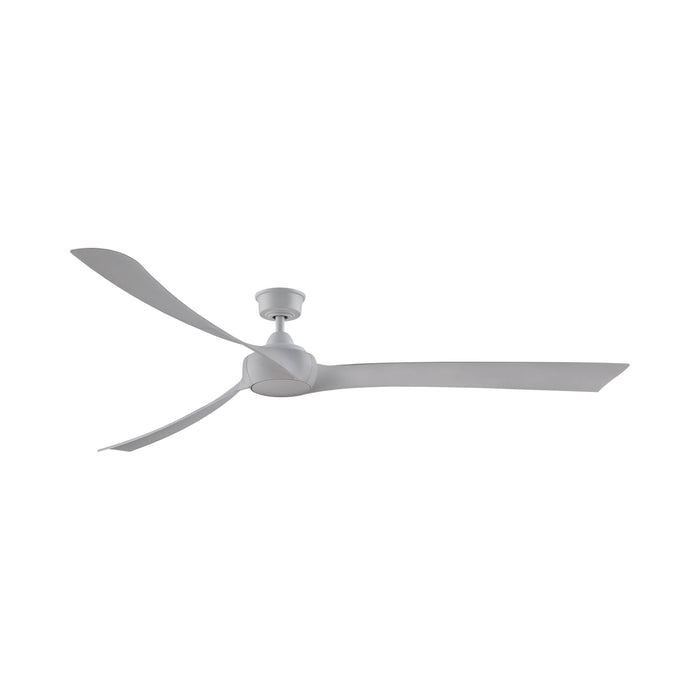 Wrap Custom 84 Inch Ceiling Fan in Matte White/White Washed/Without Light Kit.