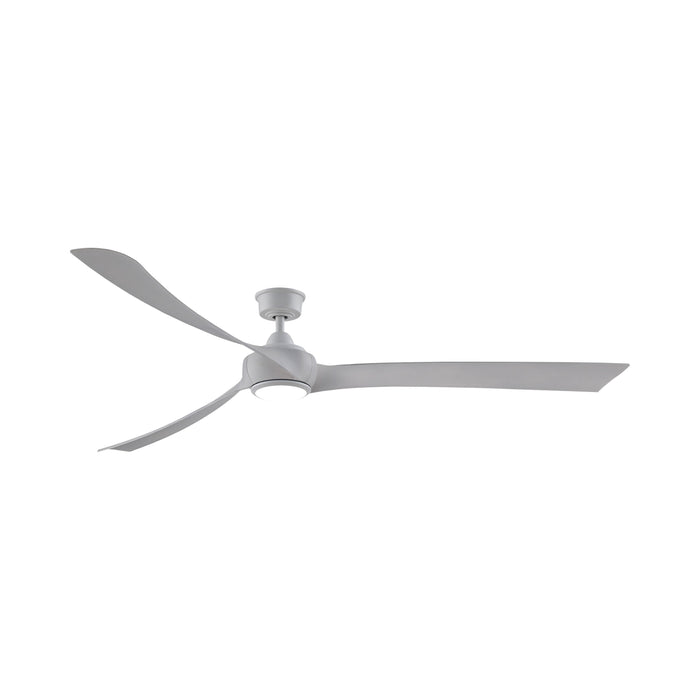 Wrap Custom 84 Inch Ceiling Fan in Matte White/White Washed/Light Kit Included.