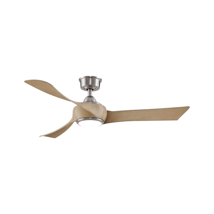 Wrap Custom LED Ceiling Fan in Brushed Nickel/Natural/52-Inch.