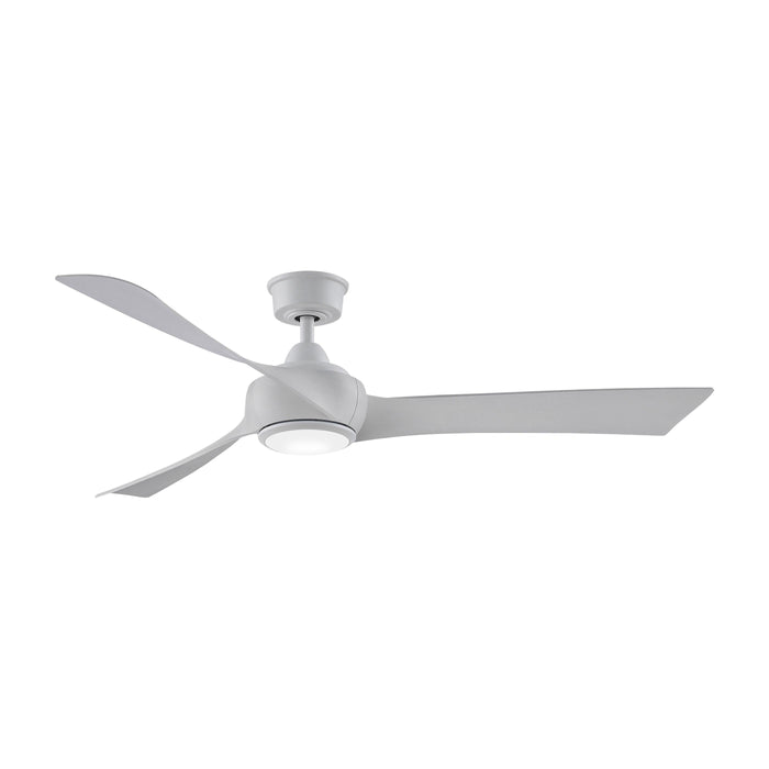 Wrap Custom LED Ceiling Fan in Matte White/White Washed/60-Inch.