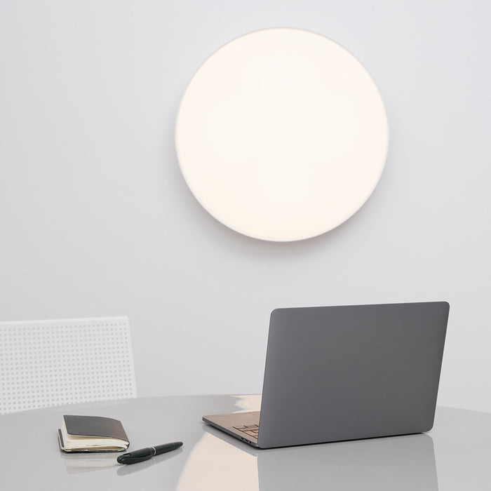 Febe LED Ceiling/Wall Light in office.