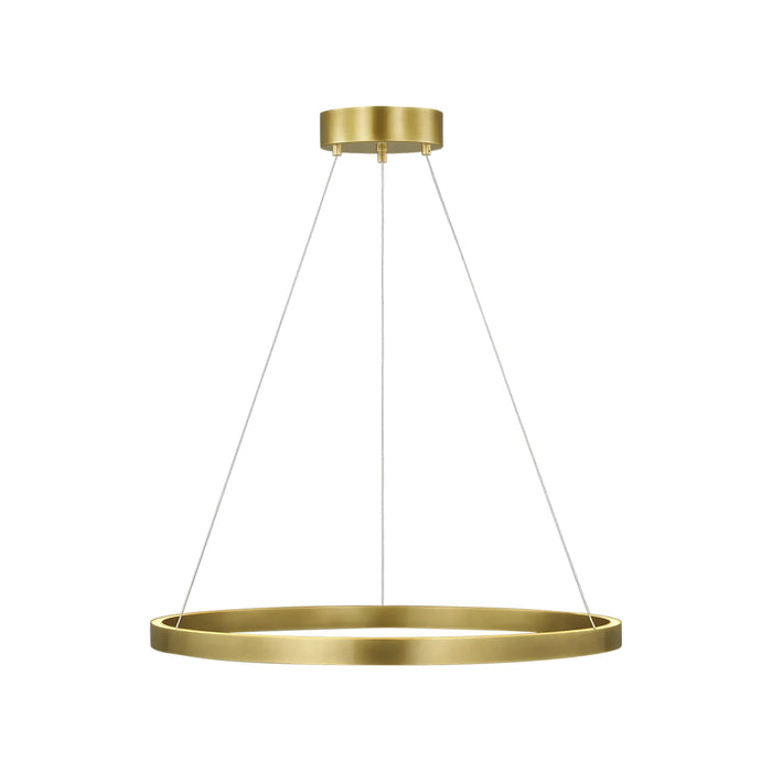 Fiama LED Suspension Light in Plated Brass (Large).