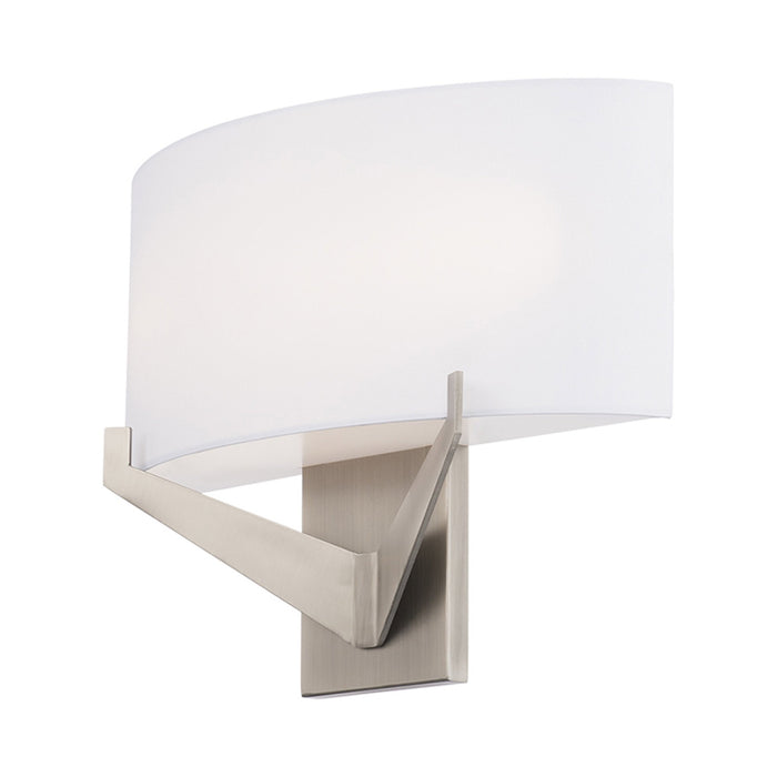 Fitzgerald LED Wall Light in Brushed Nickel (Large).