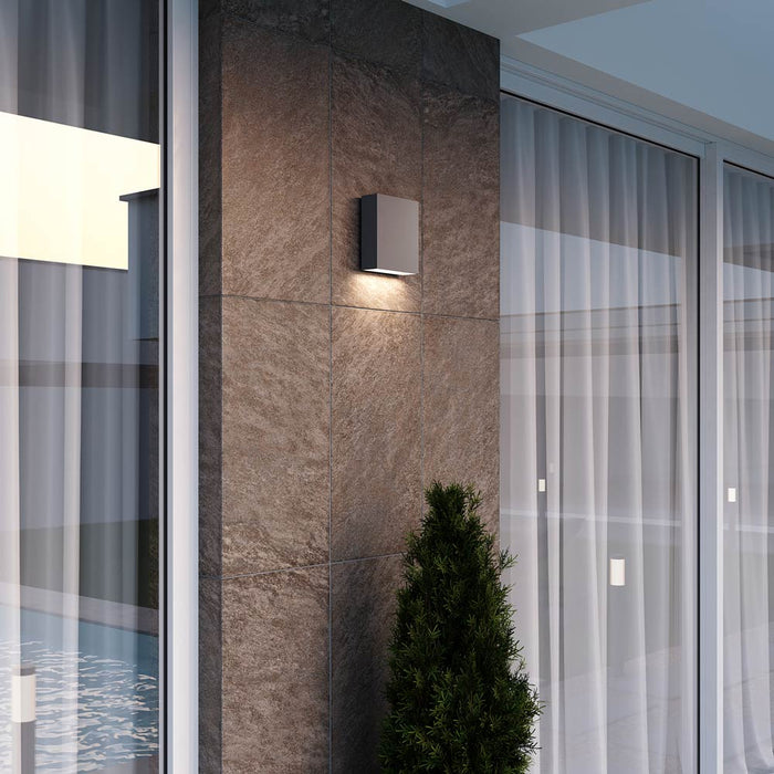 Flat Box™ Outdoor LED Wall Light Outside Area.