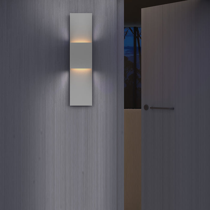 Flat Box™ Panel Up/Down Outdoor LED Wall Light in outdoor.