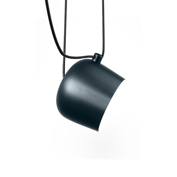Aim LED Pendant Light in Anodized Blue Steel (Small).