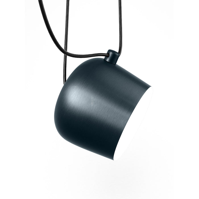 Aim LED Pendant Light in Anodized Blue Steel (Large).