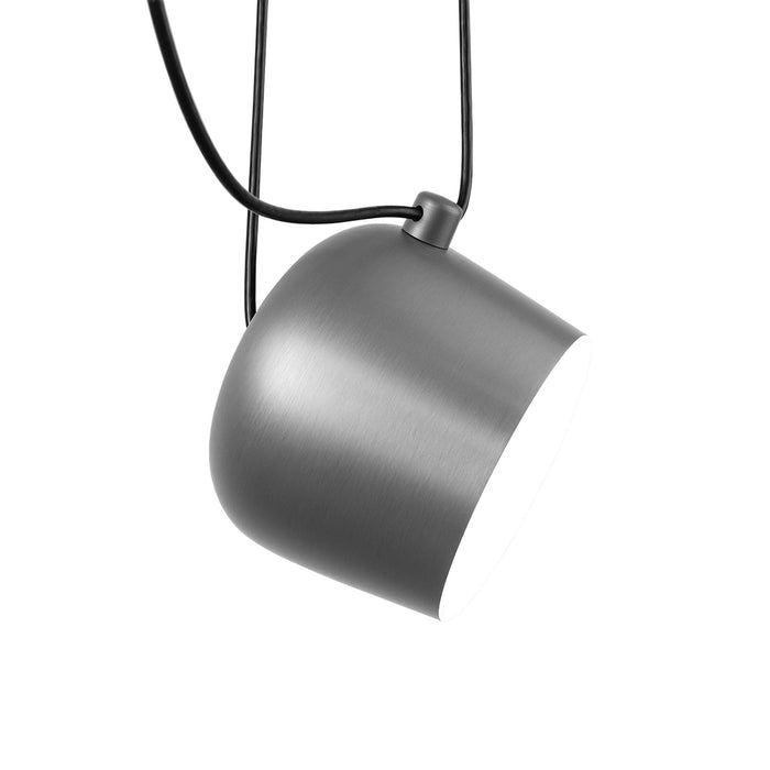 Aim LED Pendant Light in Anodized Silver (Large).