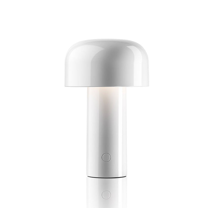 Bellhop LED Table Lamp in White.