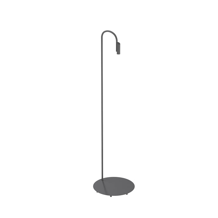 Caule Outdoor LED Floor Lamp in Anthracite (90.6-Inch).