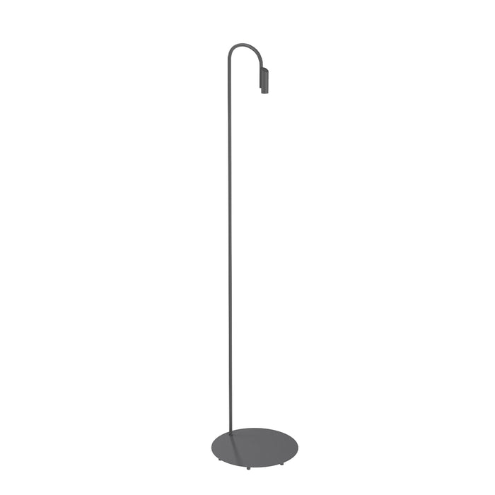 Caule Outdoor LED Floor Lamp in Anthracite (110.2-Inch).