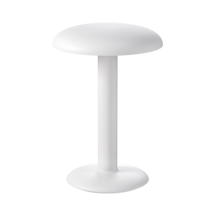 Gustave LED Table Lamp in Matte White.