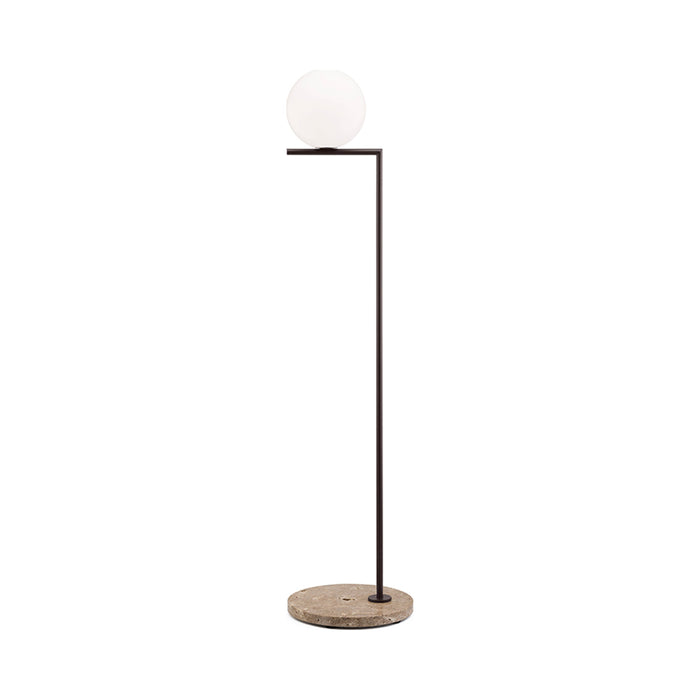 IC Lights Outdoor LED Floor Lamp in Deep Brown/Travertino Imperiale(Small).