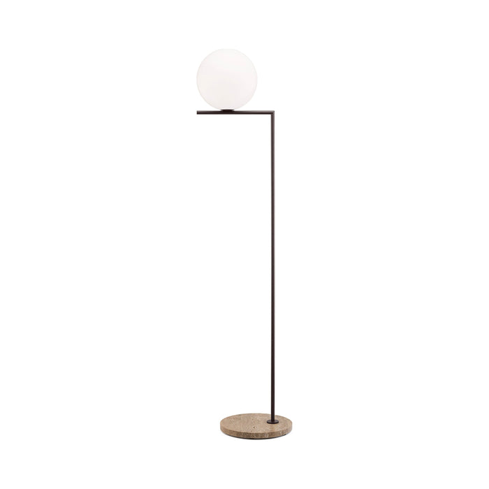 IC Lights Outdoor LED Floor Lamp in Deep Brown/Travertino Imperiale(Large).