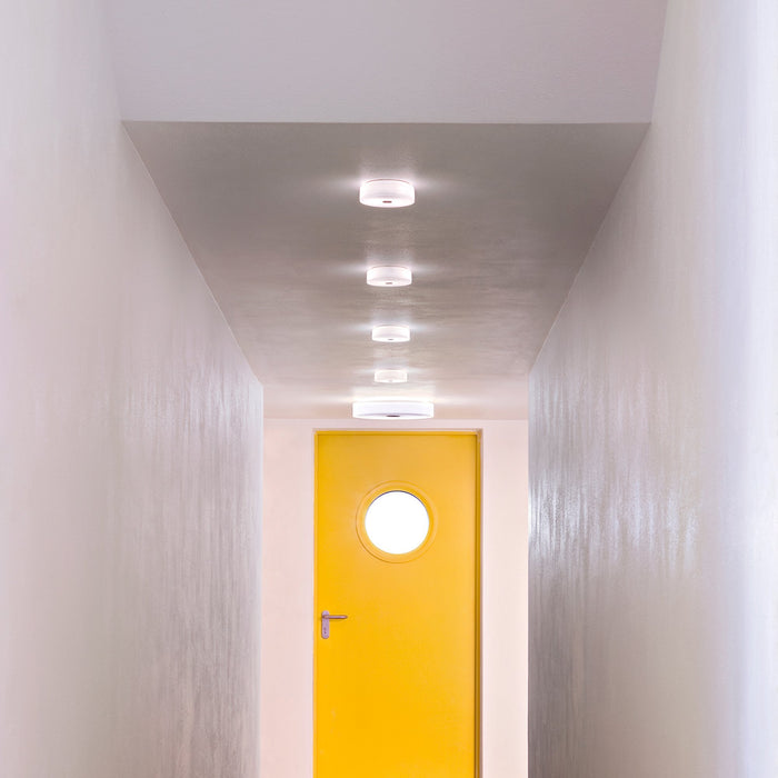 Mini Button Ceiling / Wall Light In Use