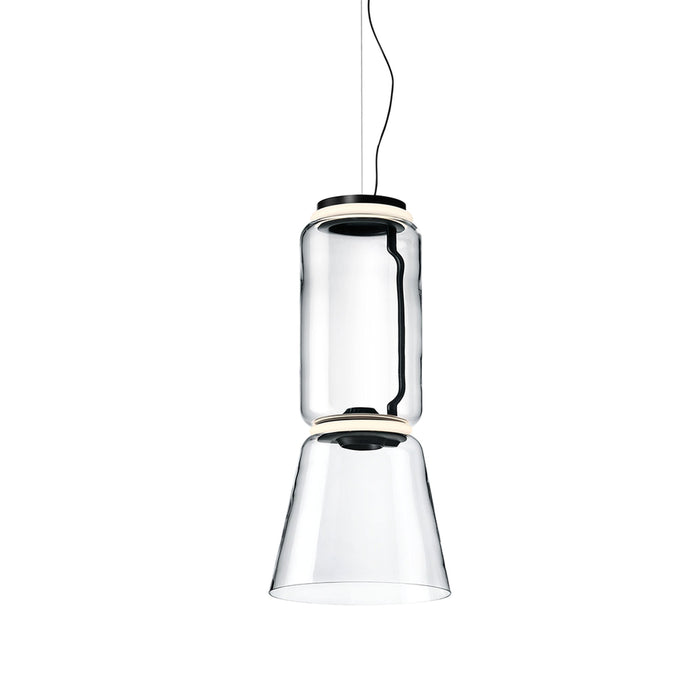 Noctambule Low Cylinder and Cone LED Pendant Light in Detail.