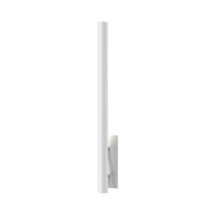 Flue™ Outdoor LED Wall Light in Large/Textured White.