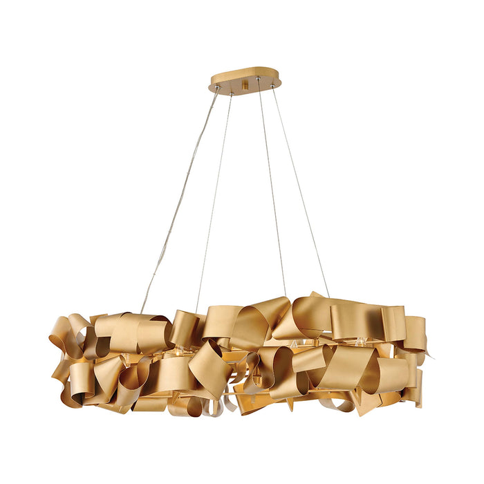 Delfina Chandelier in Deluxe Gold.