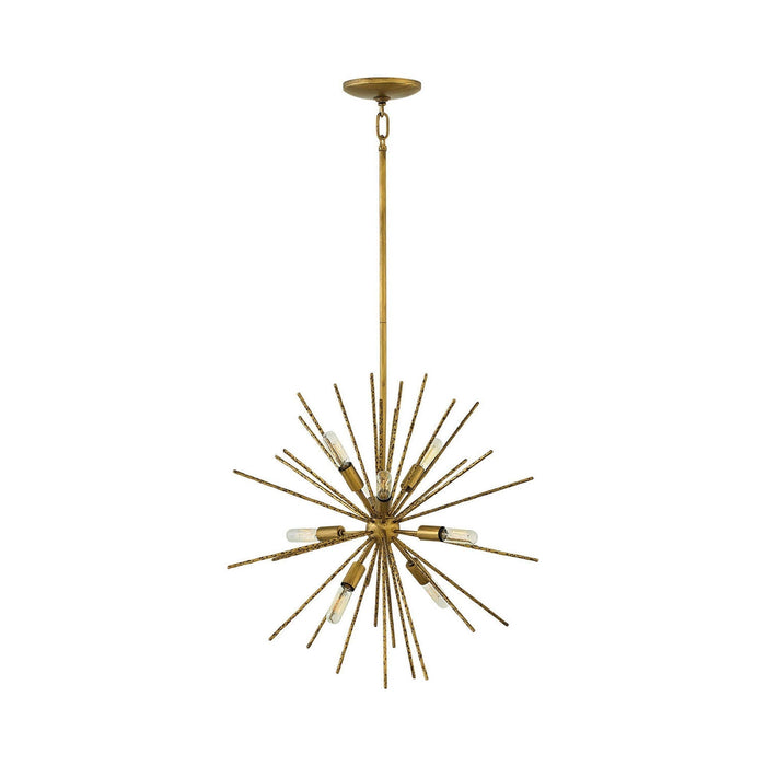 Tryst Chandelier in Burnished Gold (Small).