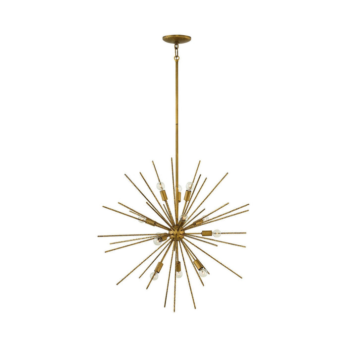 Tryst Chandelier in Burnished Gold (Medium).