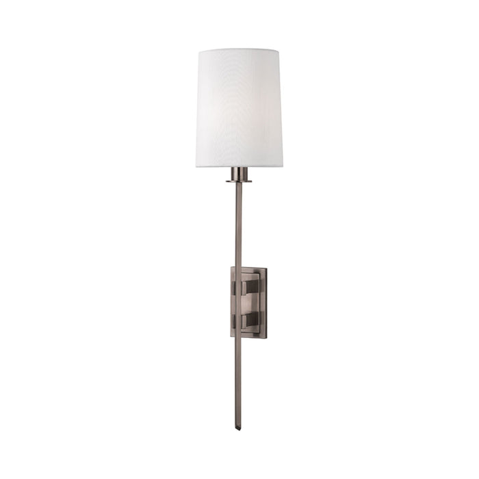 Freedonia Wall Light in Antique Nickel.