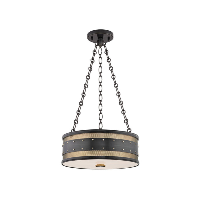 Gaines Pendant Light in 3-Light/Aged Old Bronze.