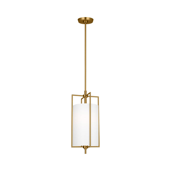Perno Midcentury Pendant Light in Burnished Brass (Small).