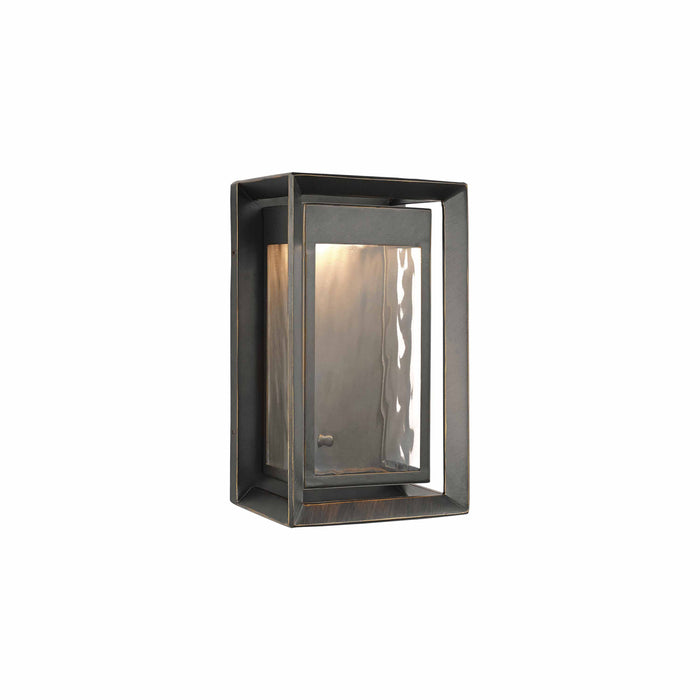 Urbandale Outdoor LED Wall Light in Antique Bronze (Small).