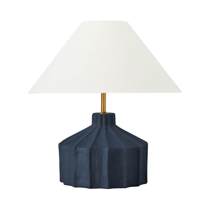 Veneto LED Table Lamp in Matte Medium Blue Wash (Medium).