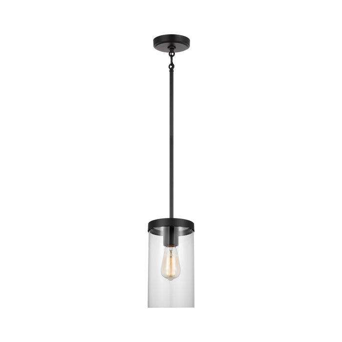 Zire Pendant Light in Midnight Black.