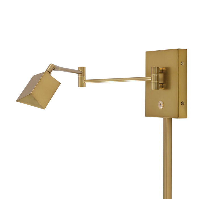George's Reading Room P4318 LED Swing Arm Wall Light Detail.