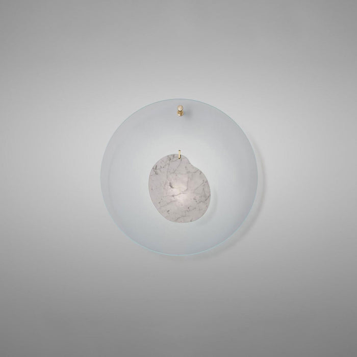 Gioia LED Wall Light in Small/Blue.