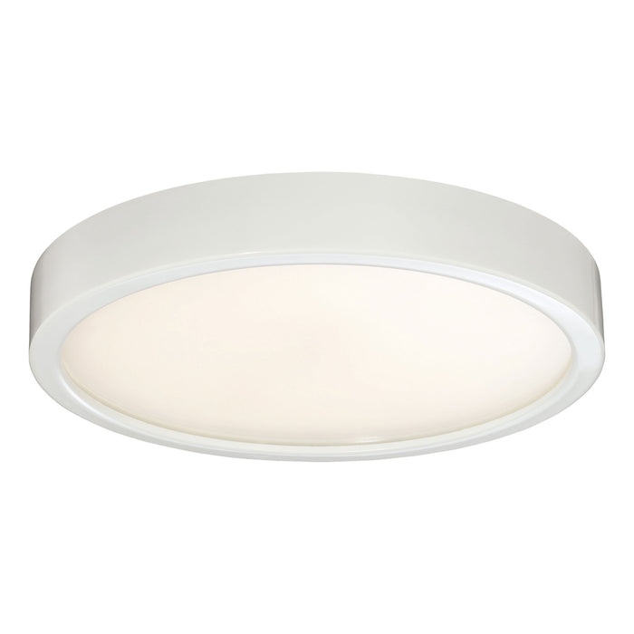 GK LED Flush Mount Ceiling Light in White/Large.