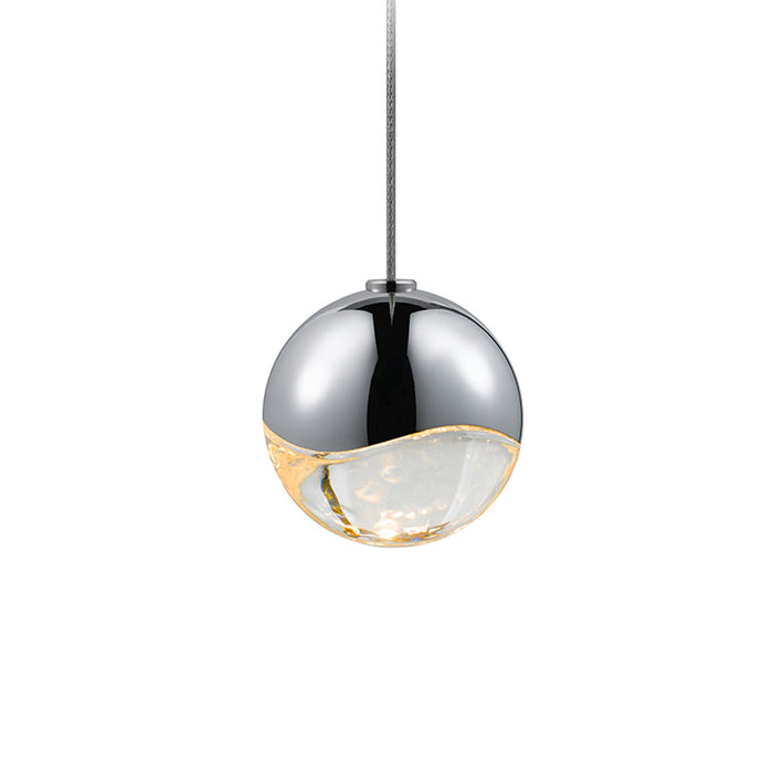 Grapes® 12-Light Round LED Multipoint Pendant Light in Detail.