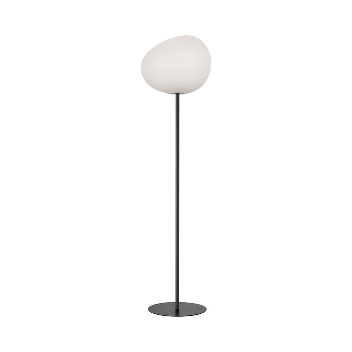 Gregg Floor Lamp in White and Black.