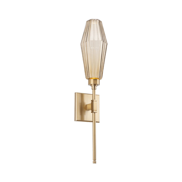 Aalto Belvedere LED Wall Light in Heritage/Bronze Glass (4-Inch).