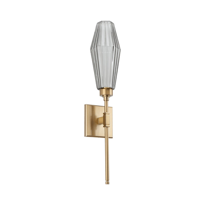 Aalto Belvedere LED Wall Light in Heritage/Smoke Glass (4-Inch).