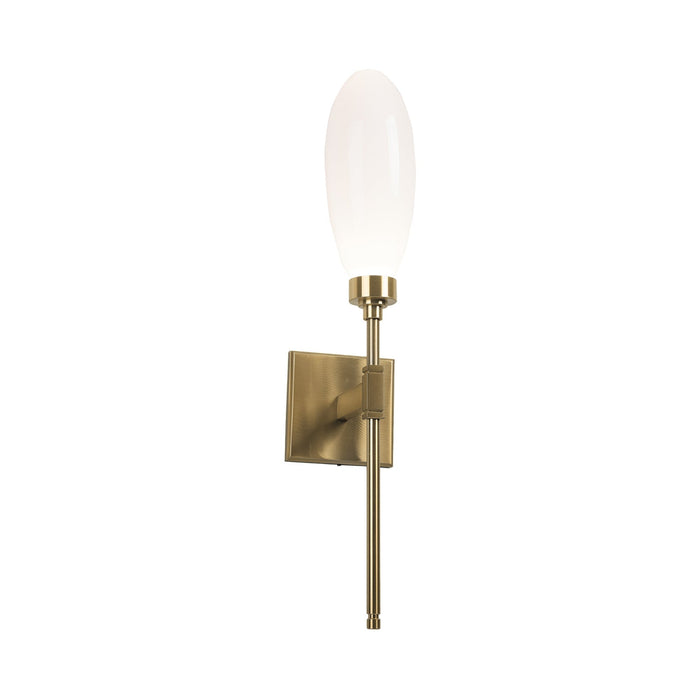 Fiori LED Wall Light in Heritage Brass (1-Light).