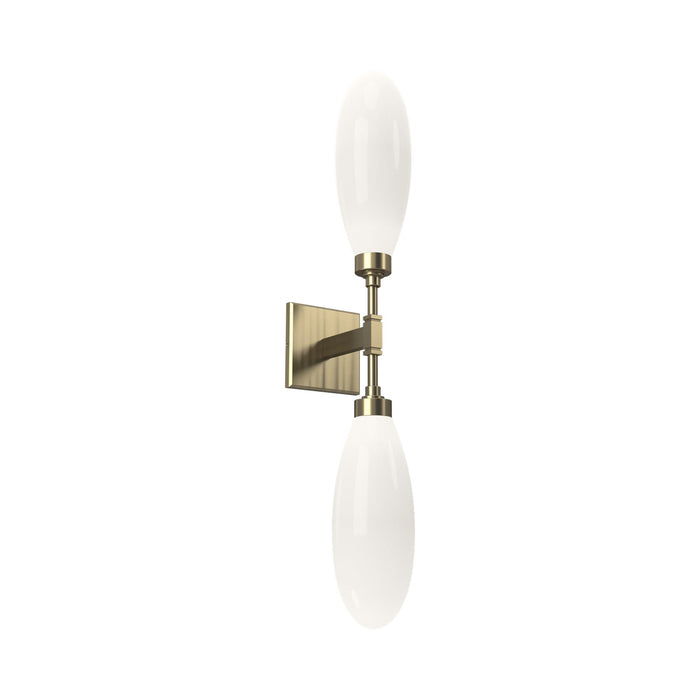 Fiori LED Wall Light in Heritage Brass (2-Light).